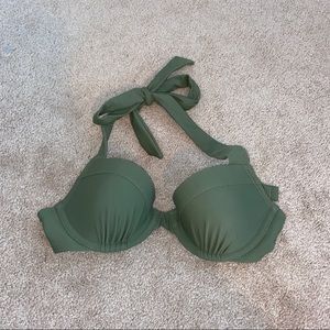 Aerie Green/Olive Bikini Top